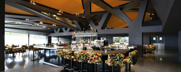 Panneaux acoustiques dans un restaurant